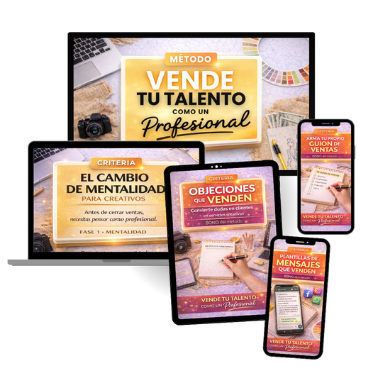 Vende tu talento como un profesional — Método para creativos